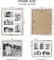 11x14 Picture Frame Set of 2, Distressed White Wood Frame with Real Glass Collage Picture Frames, Display Pictures Five 4x6 With Mat or 11 x 14 Without Mat, Photo Frames Wall Gallery